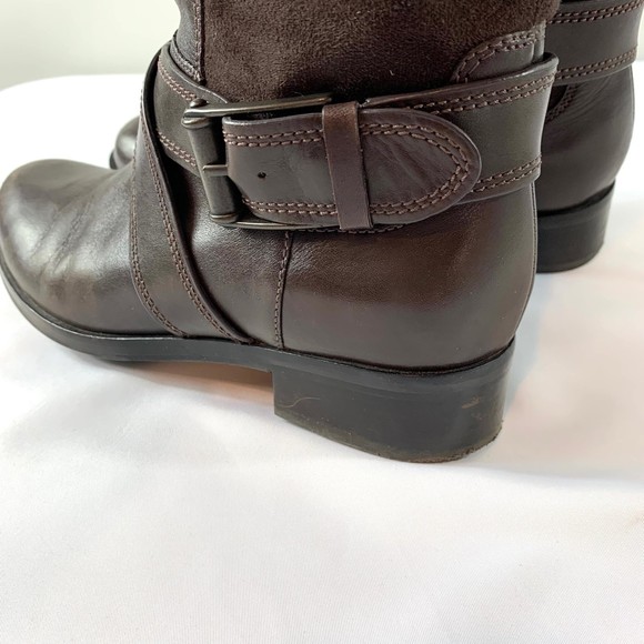 Cole Haan Tall ‘Air Whitley’ Suede and Leather Riding Boot Women's 7 - Picture 7 of 12